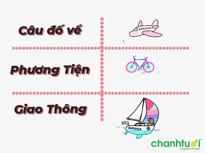 Câu đố về phương tiện giao thông