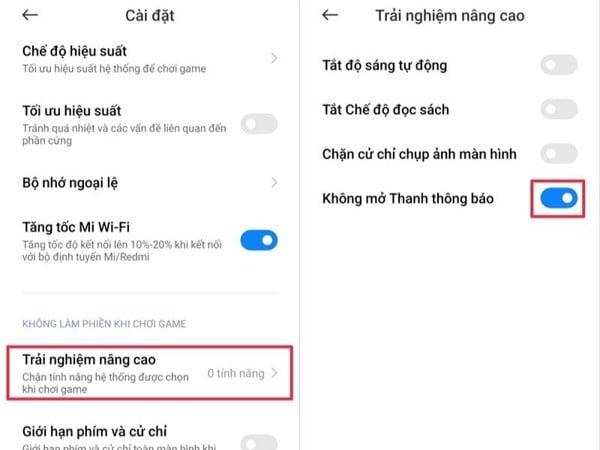 Hướng dẫn tắt thanh thông báo trạng thái của Xiaomi để chơi game dễ leo rank và chơi đã hơn